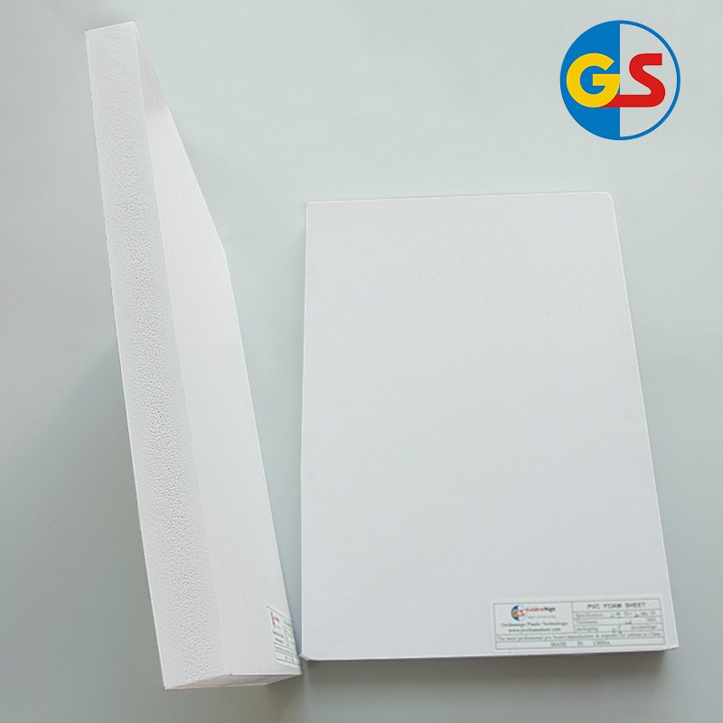 Goldensign 1-25mm PVC Co-extruded Panel Forex Extrusion PVC Sheet Large Colored PVC Foam Board