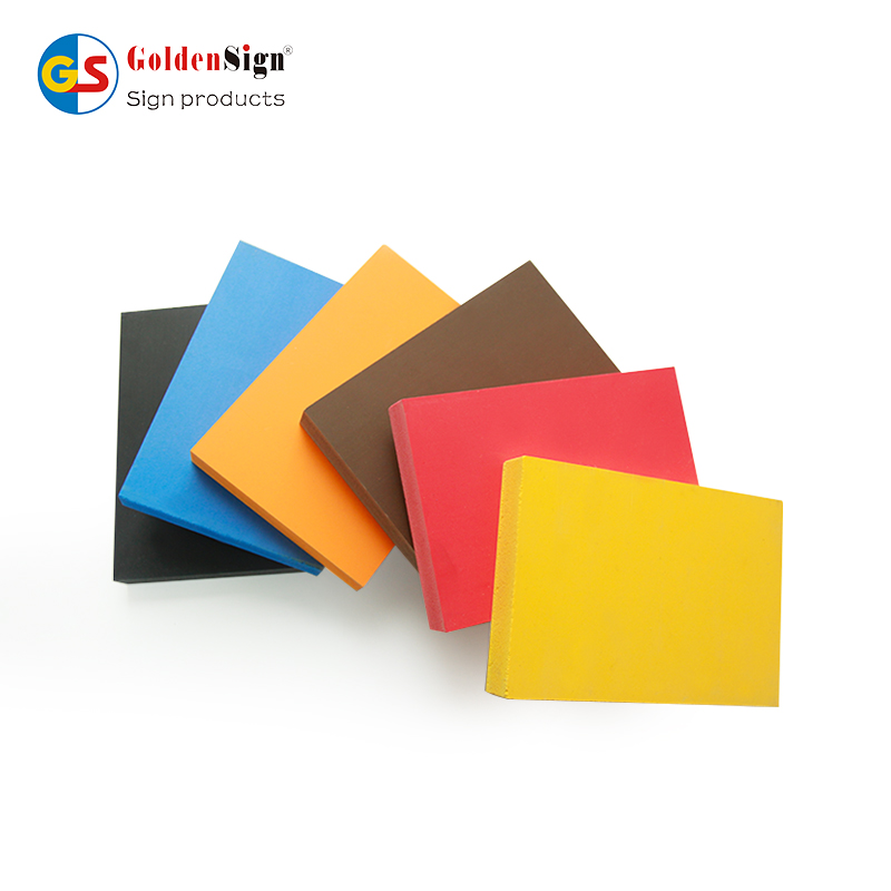 Goldensign 4*8ft Colored PVC Sheet Cabinet Board Waterproof PVC Foam Board Supplier