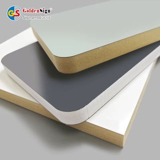 Goldensign 4*8 co-ekstruderet PVC-skumplade (3 lag)