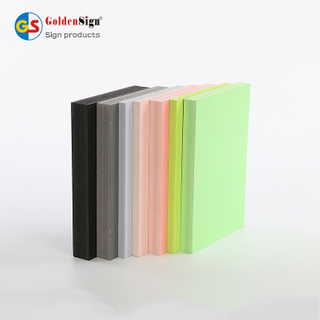4'*8' Plastiki Piblisite PVC Foam Board Kulɛri sɛbɛnnikɛlan