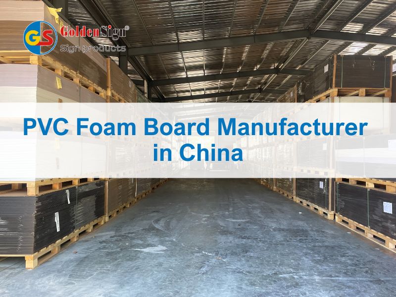 PVC-skuimbordvervaardiger in China | Goldensign